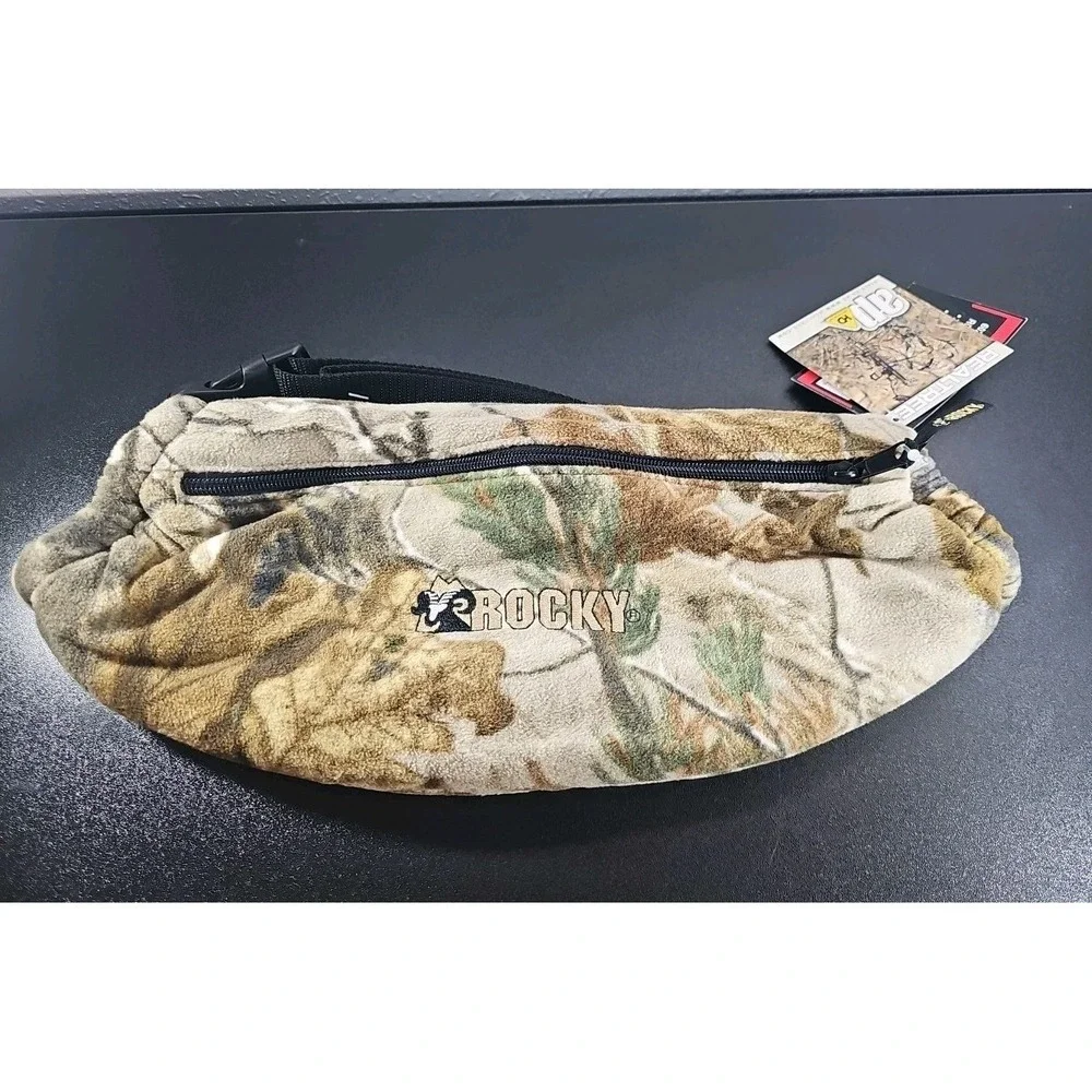 Rocky Hand Warmer Muff ‎ Timber Camo Hunters Insulated Fleece Vintage NWT